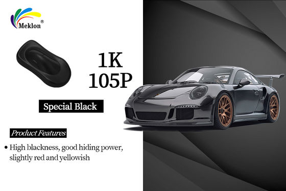 مقاومت خوب در برابر آب و هوا 1K Super black Auto Paint ODM OEM Car Refinish Paint رنگ های جدید خودرو