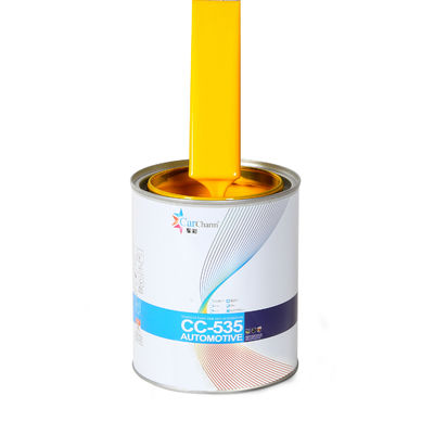 IS09001 پوشش پایه خودرو رنگ متوسط زرد لمس تا زنگ روغن چسبندگی قوی