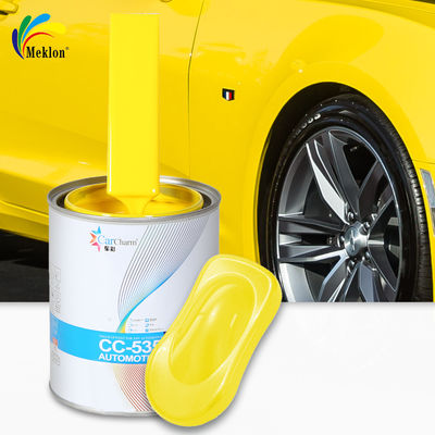 رنگ ماشین تعمیرات رنگ ماشین کم VOC بلور کریستال زرد رنگ UV مقاوم تامین کننده