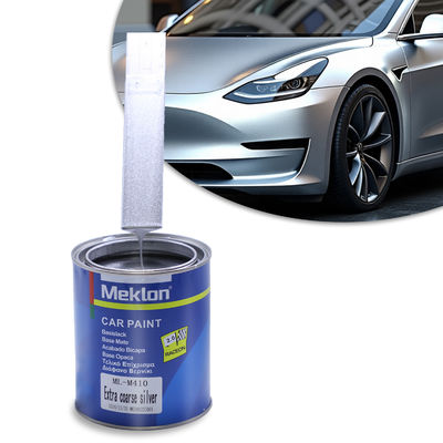 رنگ ماشین نقره ای 1K اضافی ضخیم رنگ ماشین نقره ای با جامد بالا Auto Refinish رنگ روشن درخشان برای رنگ قایق