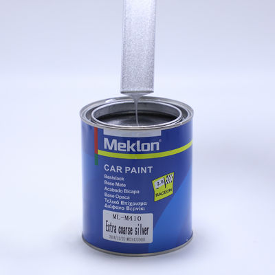 رنگ ماشین نقره ای 1K اضافی ضخیم رنگ ماشین نقره ای با جامد بالا Auto Refinish رنگ روشن درخشان برای رنگ قایق