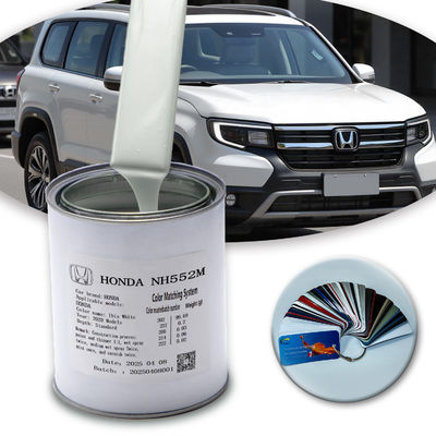 رنگ خودروی اکریلیک نقره ای خاکستری روشن هوندا NH552M 1K مقاوم در برابر خراش