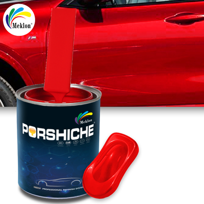 Basecoat اثر آینه ای رنگ ماشین رنگ خودرو 1K رنگ قرمز بزرگ تعمیر ماشین رنگ خالص و کامل رنگ تامین کننده