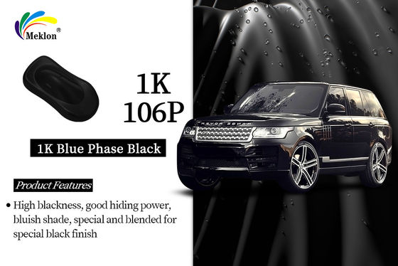 1K فاز آبی رنگ ویژه سیاه رنگ سیستم جامد بالا رنگ خودکار برای تعمیر خودرو