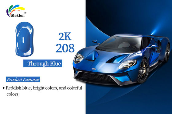 رنگ ماشین 2K ثابت پوشش بالا بی ضرر مقاوم به قلی ضد اشعه UV