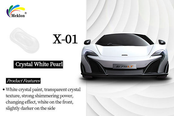 1K Auto Paint Refinish Coating Crystal Pearl Color Primer رنگ سفید کریستال ماشین