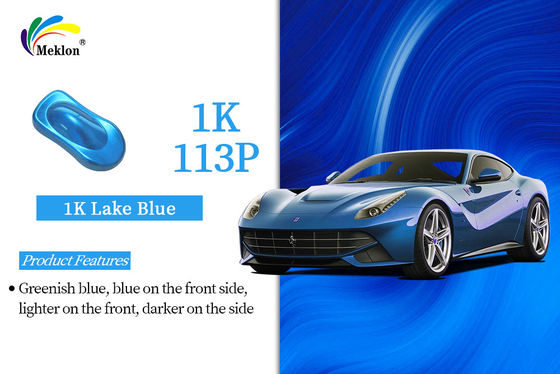1K Lake Blue Automotive Refinish Paint با جامد، شفاف، روشنایی بالا