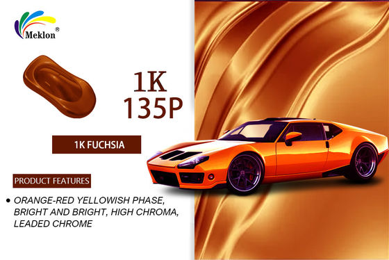 رنگ قرمز نارنجی آکریلیک رنگ آمیزی ماشین نقاشی ضد آب غیر سمی