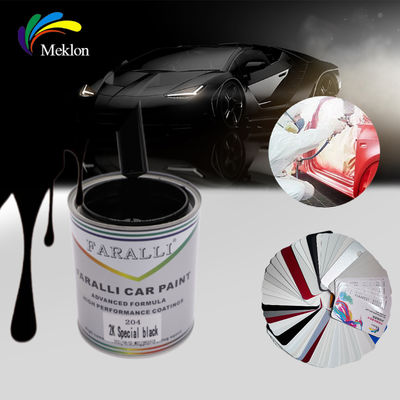 مقاومت خوب در برابر آب و هوا 1K Super black Auto Paint ODM OEM Car Refinish Paint رنگ های جدید خودرو