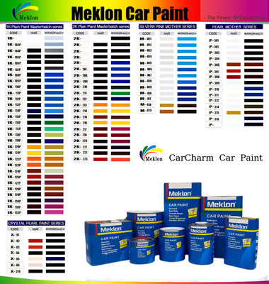 1K زرد زمرد چسبندگی خوب قدرت پوشش قوی رنگ ماشین کرومی بالا