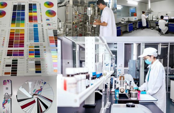 تیم تحقیق و توسعه نوآورانه برای آخرین روندهای تکنولوژیکی در رنگ پایه خودرو