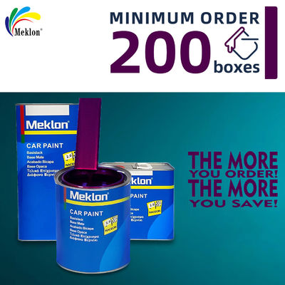 مکلون 1K رینیش آٹو رنگ پوشش بالا آکریلیک رنگ های جامد رنگ خودرو