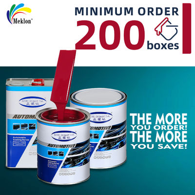 بدن خودرو 1K Basecoat رنگ های قرمز پوشش کریستالی اسپری خودرو پایه اتومبیل رنگ خودرو