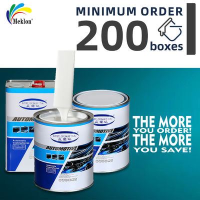 بسیار مسئولانه ساخته شده پایه رنگ سفید درخشان خودرو مناسب برای خرید عمده رنگ خودرو از کارخانه