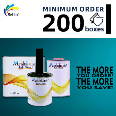 رنگ خودرو سیاه 2K برای سختی و مقاومت در برابر خراش