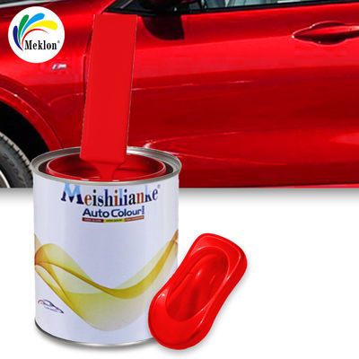 رنگ خودرو Auto Refinish1k رنگ قرمز Basecoat High Gloss Mirror Effect رنگ اصلاح خودرو