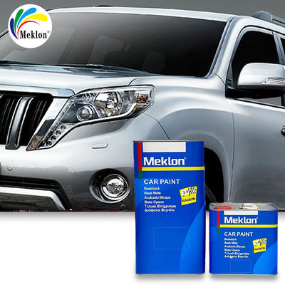 رنگ ماشین نقره ای 1K اضافی ضخیم رنگ ماشین نقره ای با جامد بالا Auto Refinish رنگ روشن درخشان برای رنگ قایق