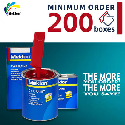 سطح بندی خوب 2K نارنجی قرمز رنگ فلزی اتومبیل رنگ آکریلیک اسپری پوشش مایع