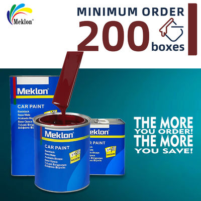 بهترین فروش 2K اکسید آهن قرمز رنگ اتومبیل رنگ آکریلیک پوشش مایع برای اسپری ماشین اصلاح رنگ