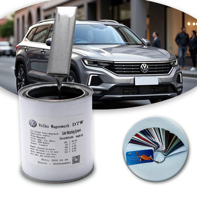 فولکس واگن 7DW نقره رنگ ماشین پوشش مایع 1Lx12 1-3 سال عمر