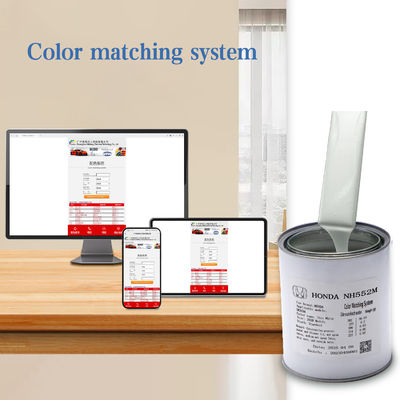 رنگ خودروی اکریلیک نقره ای خاکستری روشن هوندا NH552M 1K مقاوم در برابر خراش