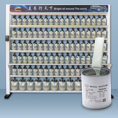 رنگ خودروی اکریلیک نقره ای خاکستری روشن هوندا NH552M 1K مقاوم در برابر خراش