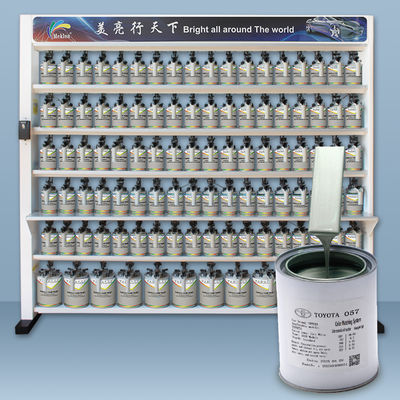 تویوتا 057 1k رنگ آکریلیک سفید مروارید کارخانه رنگ خودرو عرضه مستقیم با فرمول آب دار سریع خشک