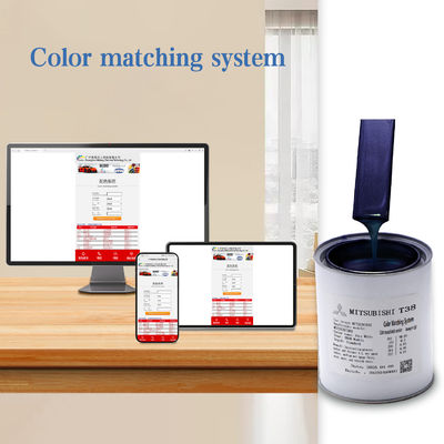 رنگ قرمز و درخشان با فیوشیا مروارید رنگ ماشین