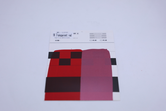 رنگ خودروی قرمز شفاف و فوق‌العاده بادوام و مقاوم در برابر خراش، محافظت در برابر اشعه ماوراء بنفش و مقرون به صرفه برای بازسازی و سفارشی‌سازی خودرو