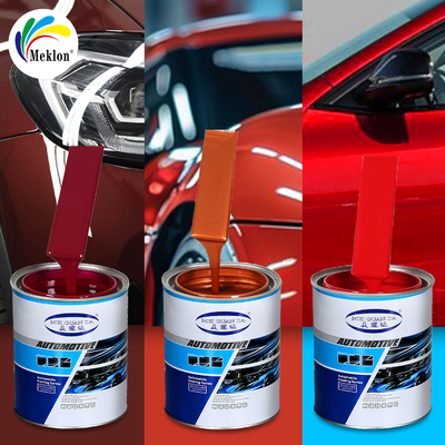 رنگ خودرو ضد UV قرمز نارنجی متالیک شعله غروب آفتاب MK223 با اصل مطابقت دارد