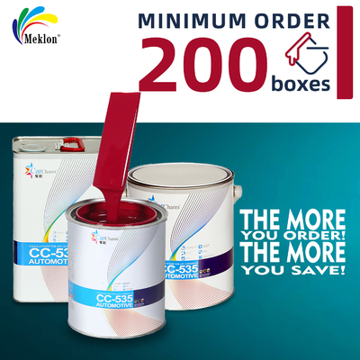 رنگ کرستال قرمز درخشنده و مقاوم در برابر آب و هوا