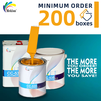 رنگ خودروی آکریلیک زرد آفتابی با عملکرد بالا، خشک شدن سریع، مقاوم در برابر اشعه ماوراء بنفش