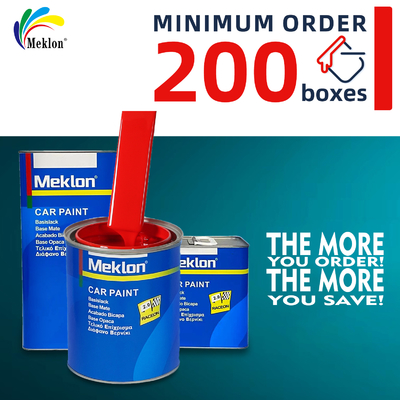 رنگ خودروی بازیابی با عملکرد بالا، براقیت بالا و اسپری آسان خودروی قرمز روشن