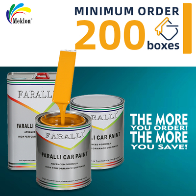 رنگ زرد خودرو با عملکرد بالا، مقاوم در برابر آب و هوا، کم هزینه، فروش مستقیم از تولید کننده