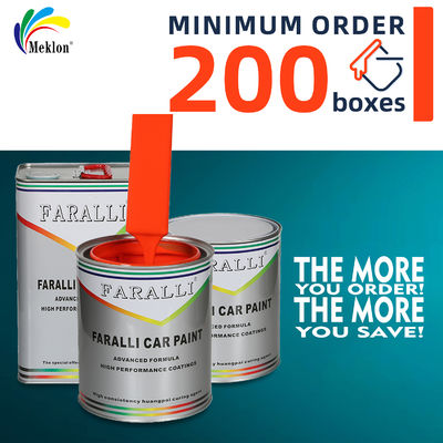 فروش داغ و مقرون به صرفه رنگ نارنجی روشن تعمیر خودرو برای رنگ آمیزی خودرو