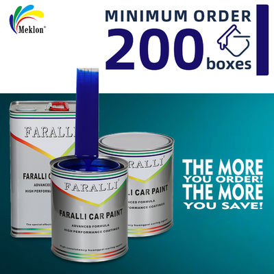 خشک شدن سریع و کارآمد رنگ فلزی آبی عمیق که با رنگ اصلی کارخانه برای رنگ اسپری ماشین مطابقت دارد