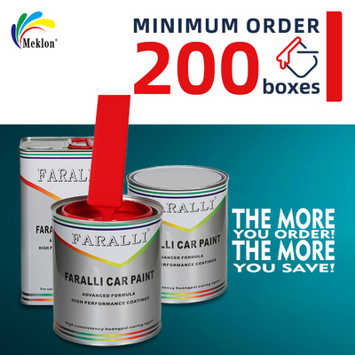 از کارخانه عرضه شده رنگ درخشش بالا با دوام و مقاوم به پوشیدن رنگ قرمز روشن اسپری ماشین