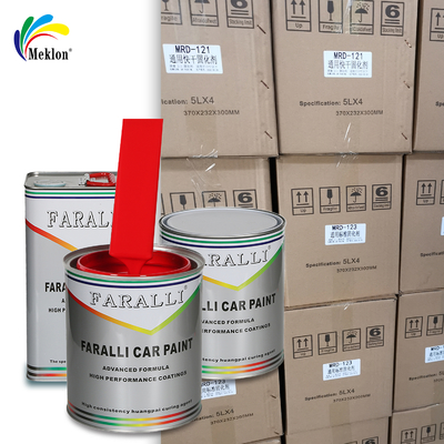 از کارخانه عرضه شده رنگ درخشش بالا با دوام و مقاوم به پوشیدن رنگ قرمز روشن اسپری ماشین