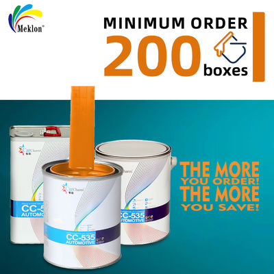 مسابقه با رنگ نارنجی اتومبیل با براقیت بالا، ماندگاری طولانی و خشک شدن سریع