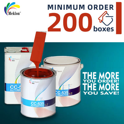 رنگ خودرو قرمز شعله ای با خشک شدن سریع، ضد UV و کارآمد، منطبق با کارخانه اصلی