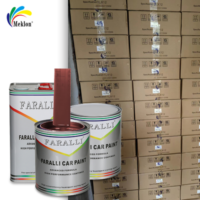 رنگ قرمز با کارایی بالا خودرو خودرو تعمیر پوشش رنگ ماشین کوپر پودر رنگ ماشین خشک کردن زمان 2-3 ساعت