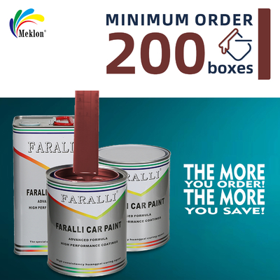 رنگ قرمز با کارایی بالا خودرو خودرو تعمیر پوشش رنگ ماشین کوپر پودر رنگ ماشین خشک کردن زمان 2-3 ساعت