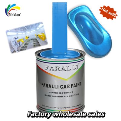 ضد رطوبت رنگ ماشین آمادگی مخلوط آبی آسمان ضد اشعه ماوراء بنفش