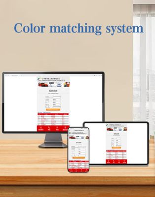رنگ دو قطعه ای ماشین رنگ رنگ رنگ رنگ رنگ جامد