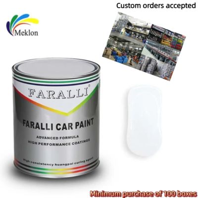 فروش داغ رنگ آکریلیک ماشین رنگ آٹو مایع رنگ سرامیکی پوشش رنگ سفید خالص خودرو