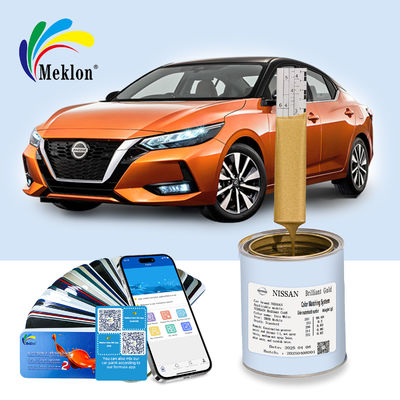 طلایی درخشان رنگ ماشین تعمیر مقاوم در برابر اشعه UV ضد آب و هوا