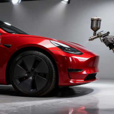 مکلون رنگ قرمز روشن مروارید کرما مقاوم در برابر خراش رنگ ماشین برای تعمیر اتومبیل