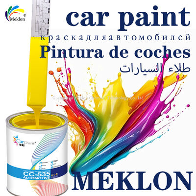 عرضه مداوم پوشش دهی بالا و چسبندگی عالی رنگ جامد بالا Refinish خودرو