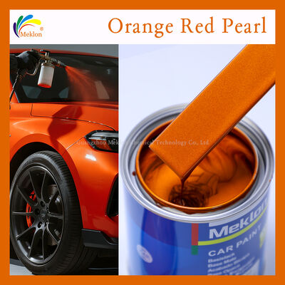 رنگ خودروهای جامد قرمز نارنجی رنگ خودروهای ضد محو OEM و ODM