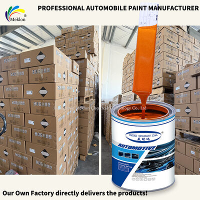 رنگ خودروهای جامد قرمز نارنجی رنگ خودروهای ضد محو OEM و ODM